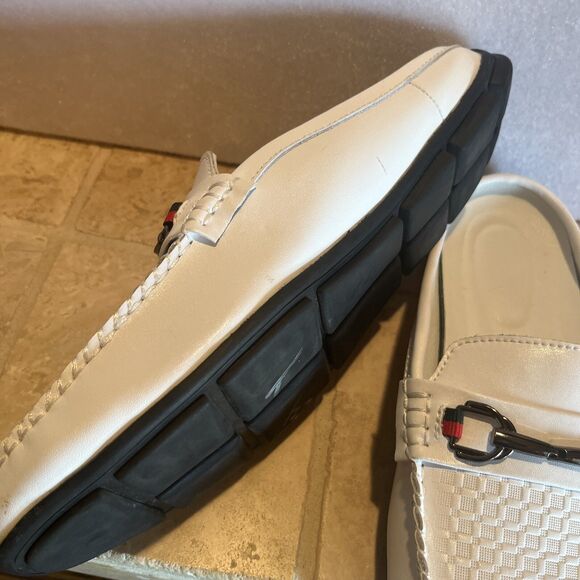 Summer Genuine Leather Casual Slip On Half Shoes For Men Loafers Flats Slippers